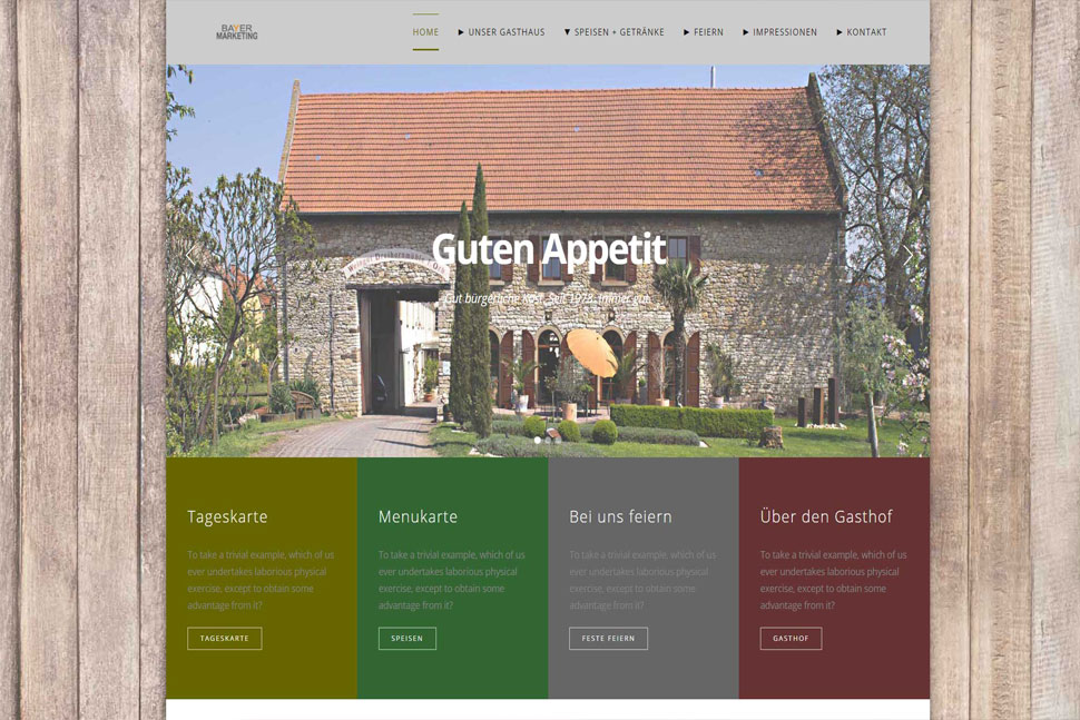 Homepage Landgasthof