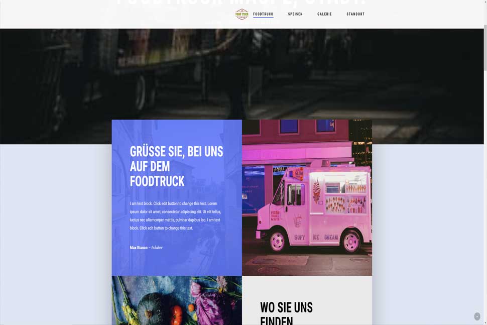 FoodTruck Homepage