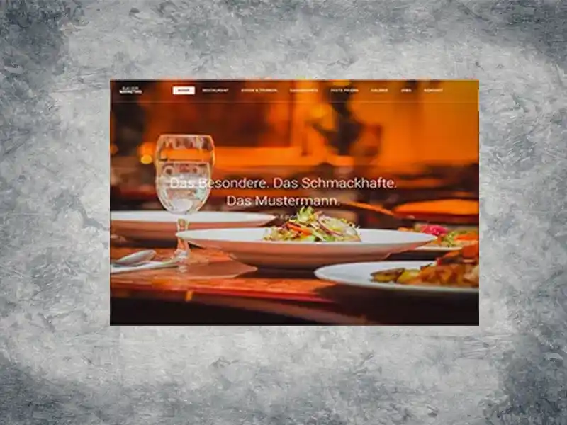 Website Restaurant Demo